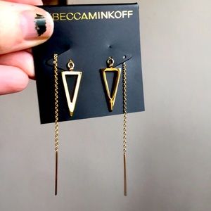Rebecca Minkoff threader earrings